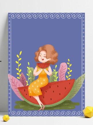 吃瓜比赛背景图片,一场视觉与味蕾的双重盛宴